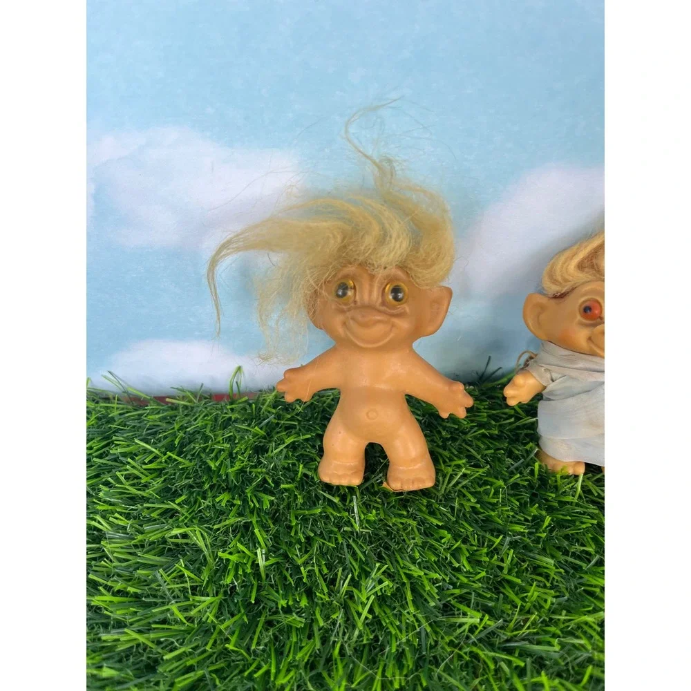LOT OF 3 VINTAGE THOMAS DAM THINGS TROLL DOLLS 1960s